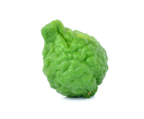 Bergamot isolated white background.
