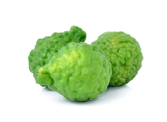 Bergamot isolated white background.