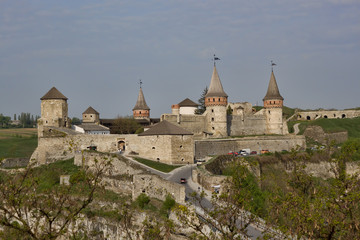 Fototapeta na wymiar The main city landmark - the old fortress
