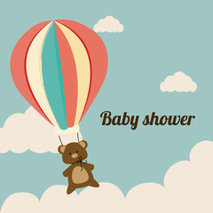 Obraz na płótnie Canvas Baby shower design