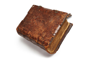 Old book on white background