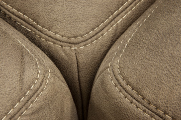 upholstered furniture - detail (contrasting stitching)