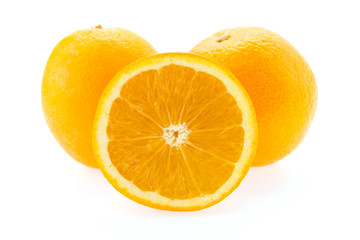 Orange isolated on white