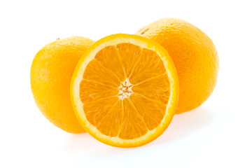 Orange isolated on white