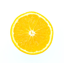 Orange isolated on white
