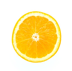 Orange isolated on white