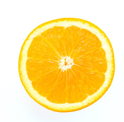 Orange isolated on white