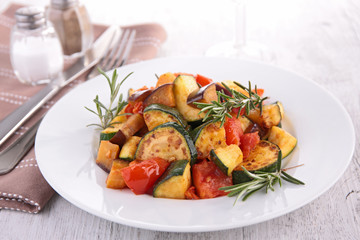 grilled vegetables, ratatouille