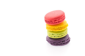 Macaron isolated on white