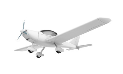 Light Aircraft Isolated
