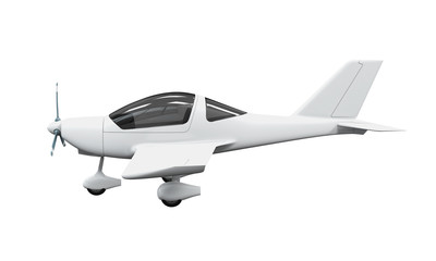 Light Aircraft Isolated