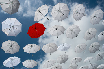 red umbrella