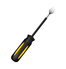 Screwdriver in black and and yellow design