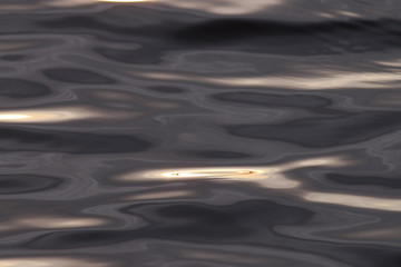 water texture steel sunset orange