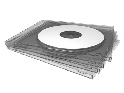 Compact disc (or CD, DVD, BD) with slim box