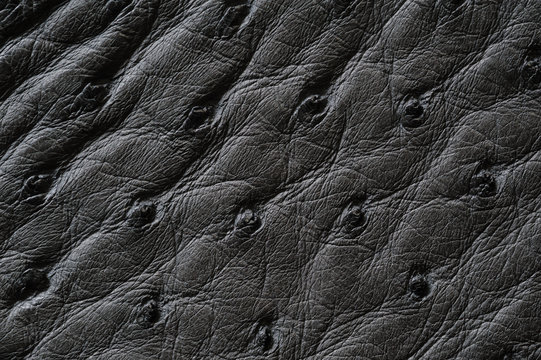 Closeup of seamless grey leather texture