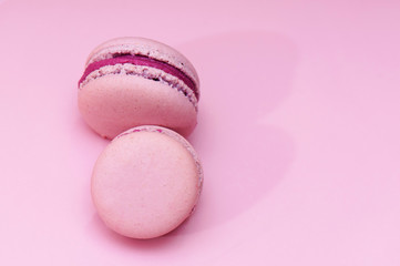 pink macaroons