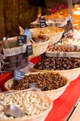 selection of chocolates.