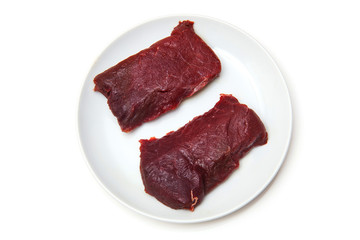 Camel meat steaks