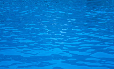 pool water with sun reflections