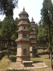 Fototapeta premium Stele im Shaolin Kloster