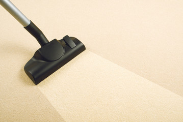 Vacuum Cleaning the New Carpet