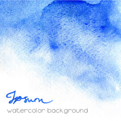 Watercolor background.