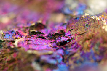 Abstract background from a metal mineral.