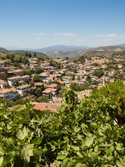 View over the turkish village of Sirince
