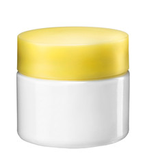 Plastic cosmetic jar for cream