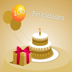 Felicitación 100 ESP