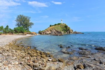 Fototapeta na wymiar Lighthouse at Lan ta island