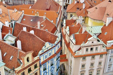 Prag, Altstadt von oben