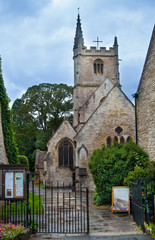 Obraz premium Castle Combe, unique old English village and luxury golf club