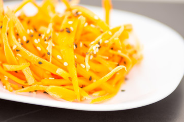 Grated carrot