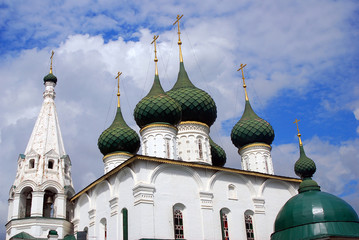 Old Russian orthodox church building.