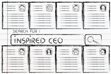 Obraz premium search for the perfect candidate, cv database