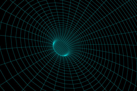 Fototapeta Wormhole model