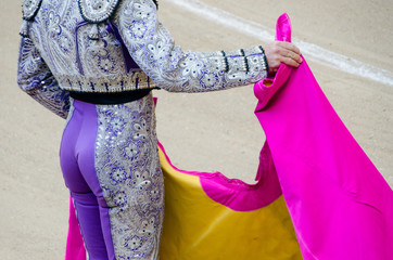 Torero with cape
