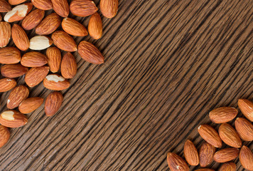 almond seed background