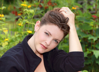 portrait d une belle femme
