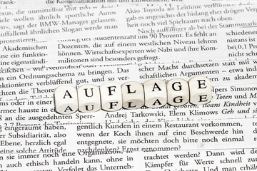 Zeitungsauflage