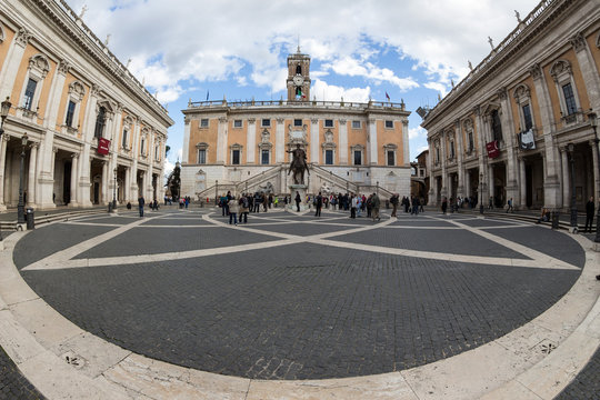 Rom. Piazza Del Campidoglio