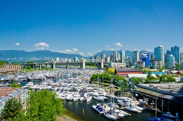 Türaufkleber Beautiful view of Vancouver, British Columbia, Canada © MF