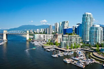 Poster Prachtig uitzicht op Vancouver, British Columbia, Canada © MF