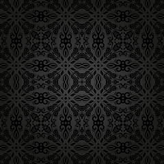 Orient Seamless Vector Pattern. Abstract Background