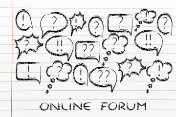 internet forums and online discussions