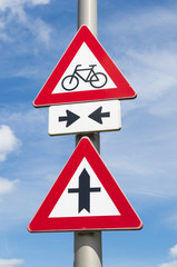 traffic sign bicycles