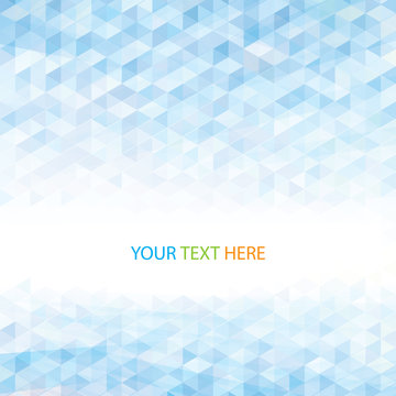 Abstract Perspective Geometric Light Blue  Background.