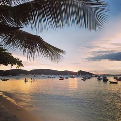 Por do sol em Búzios